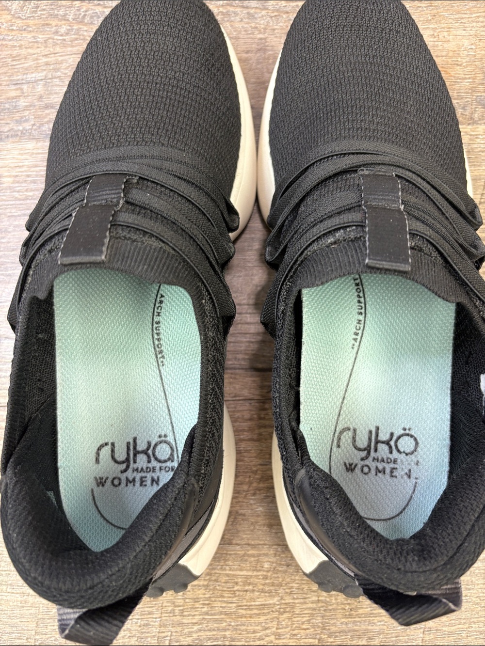 Ryka Jumpstart Lace Slip-On Walking Sneakers Women’s Size 10M Black - Picture 7 of 8
